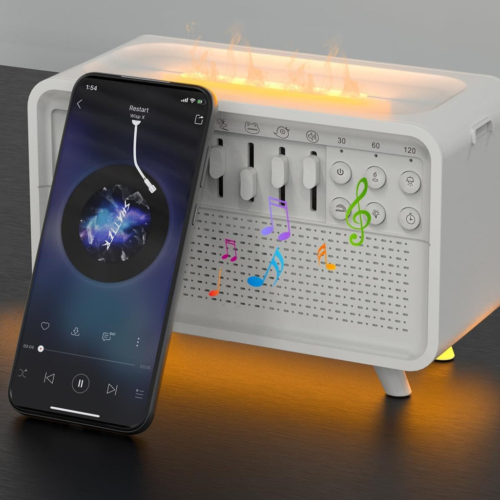 3-in-1 Bluetooth Speaker, Humidifier & White Noise Machine with Nature Sounds