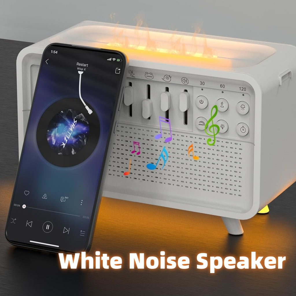 3-in-1 Bluetooth Speaker, Humidifier & White Noise Machine with Nature Sounds