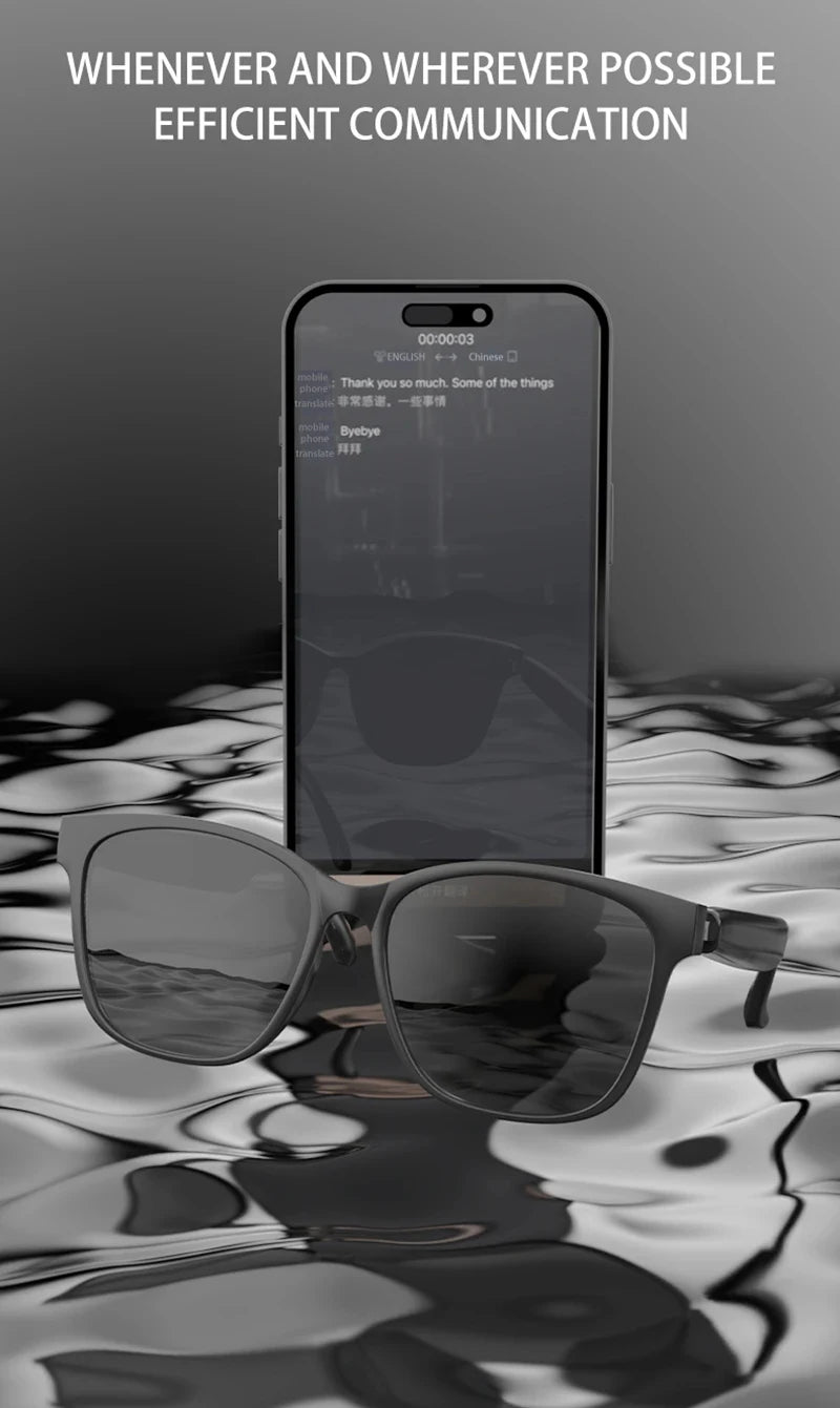 Xiaomi HY-C8 Smart Glasses with AI Translation & Bluetooth Headset