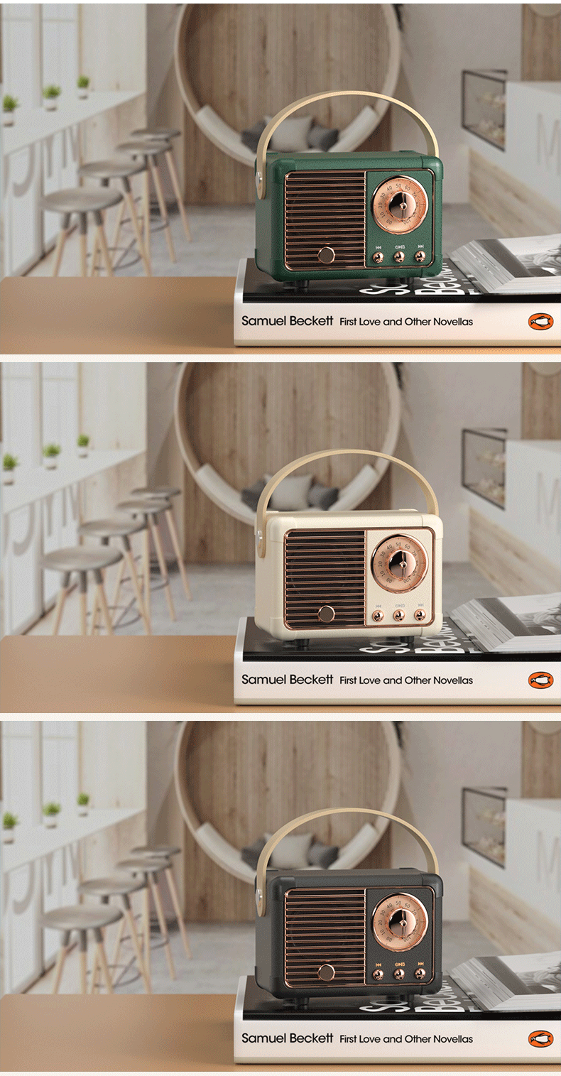 Retro Hifi Stereo Bluetooth Speaker