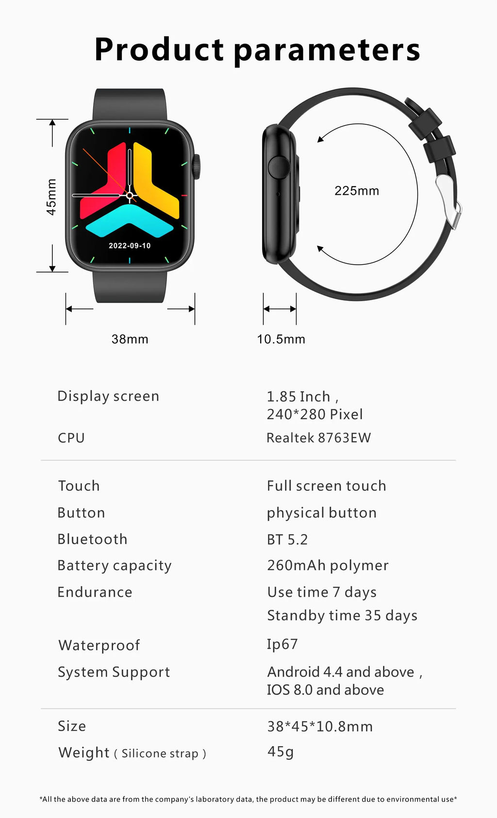 New Smart Watch 2025 Bluetooth Calling & Fitness Smartwatch